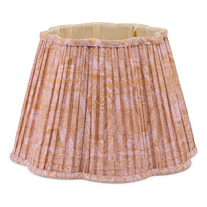Doing Goods - Diya Printed Cotton Lampshade | Pink