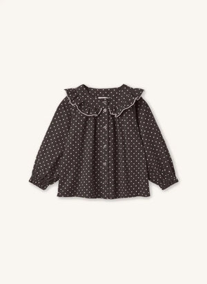 Fliink - Dotted Blouse | Brown