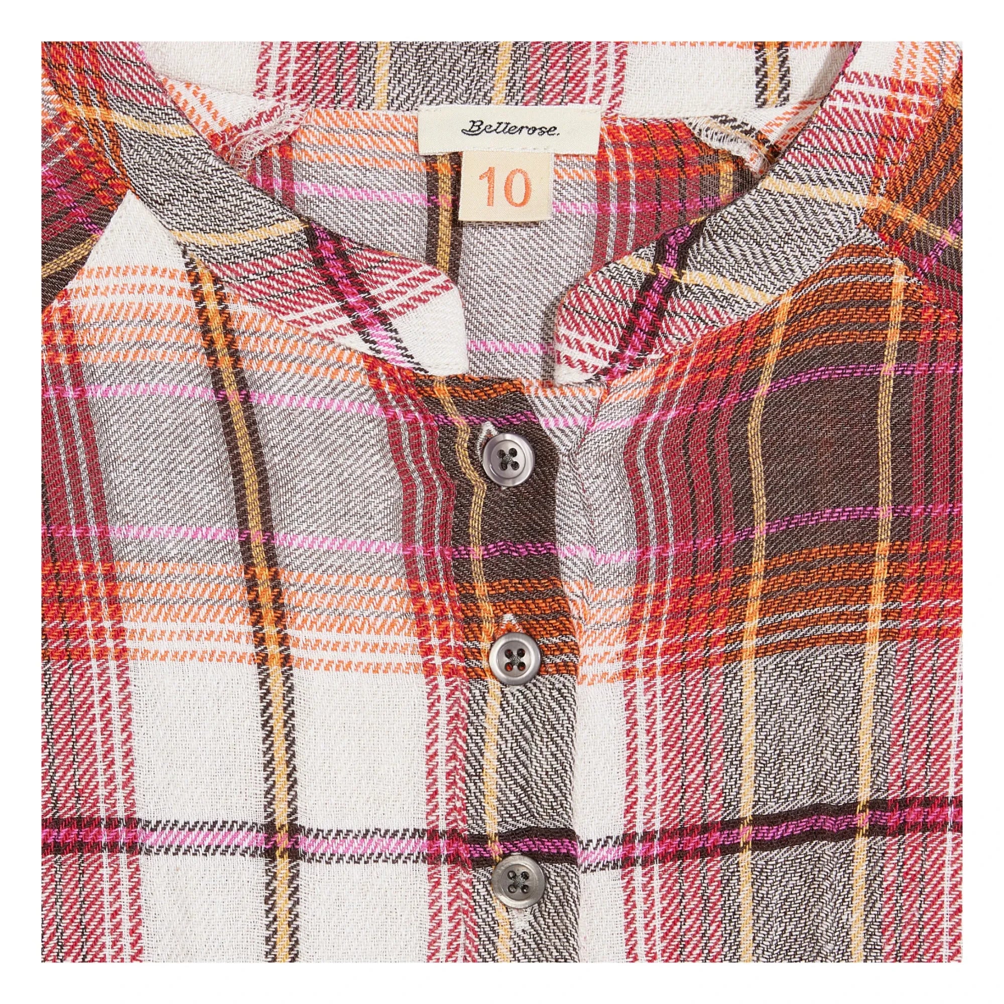 Bellerose - Peru Checked Dress | Ecru
