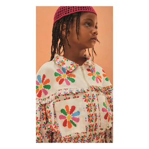 Fabula - Windmill Flared Jacket | White
