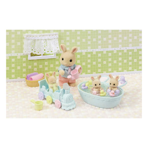 Sylvanian Families - Lapin Triplets Cream and Bath Accessories