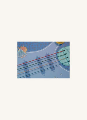 Moulin Roty - Electric Guitar - Puce & Pilou | Blue