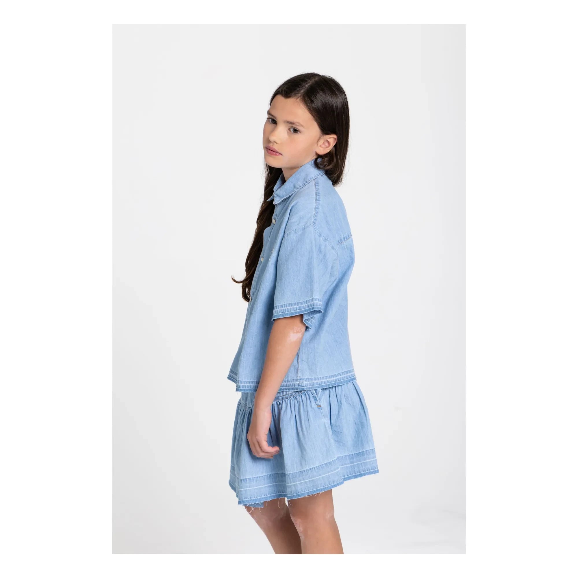 Hundred Pieces - Saskia Denim Shirt | Blue