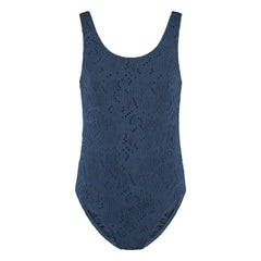 Beachlife - Recycled Fiber Embroidered Swimwear | Midnight Blue