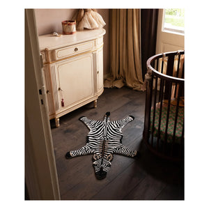 Doing Goods - Wool Zebra Rug | Black/White