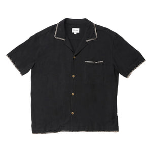 Rhythm - Relaxed Whip Short Sleeve Shirt | Black