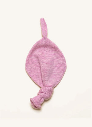 Hvid - Titi Merino Wool Pacifier Clip | Candy Pink