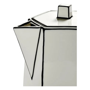 Serax - Carte blanche teapot | Noir/White