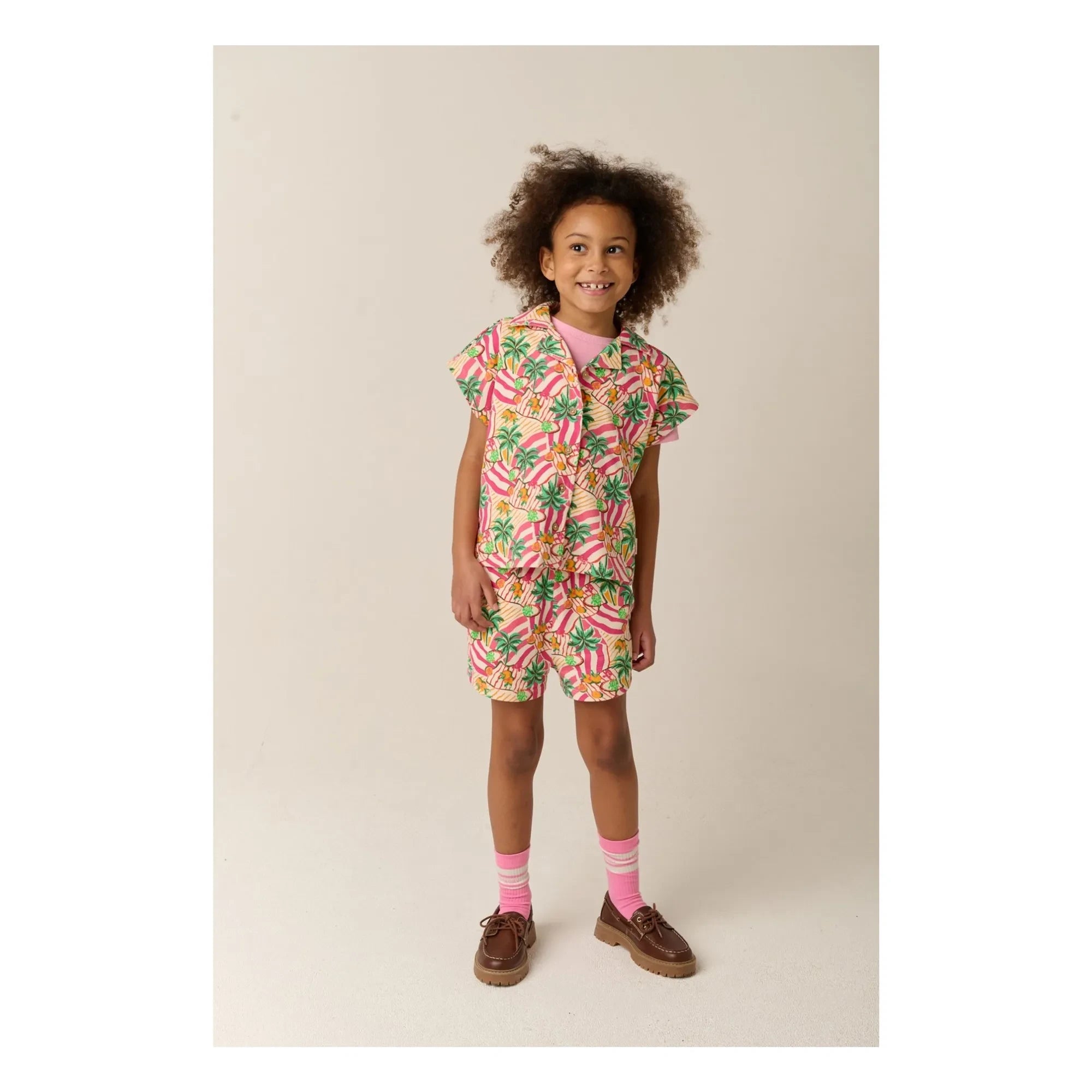 Tumble N'Dry - Amazonas Palm Shorts Organic Cotton | Pink