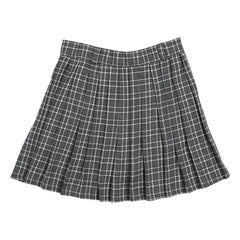 the new society - Martina etek Organic cotton check | Dark gray
