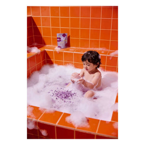 Nailmatic Kids - Renkli, çıtırdayan banyo tuzları - 60 g | Mor