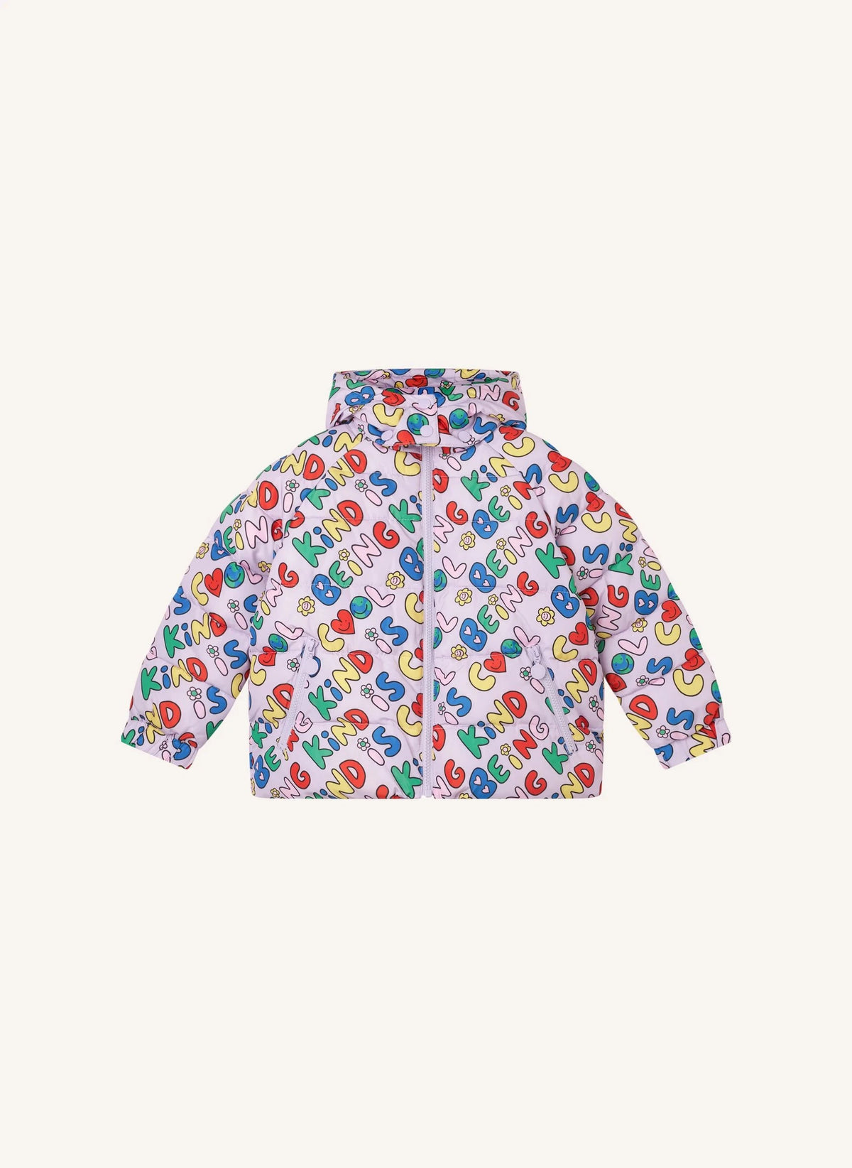 Stella McCartney Kids - Kind Is Cool down jacket | Lilac