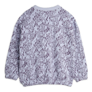 Mini Rodini - Organic cotton leopard sweatshirt | Purple