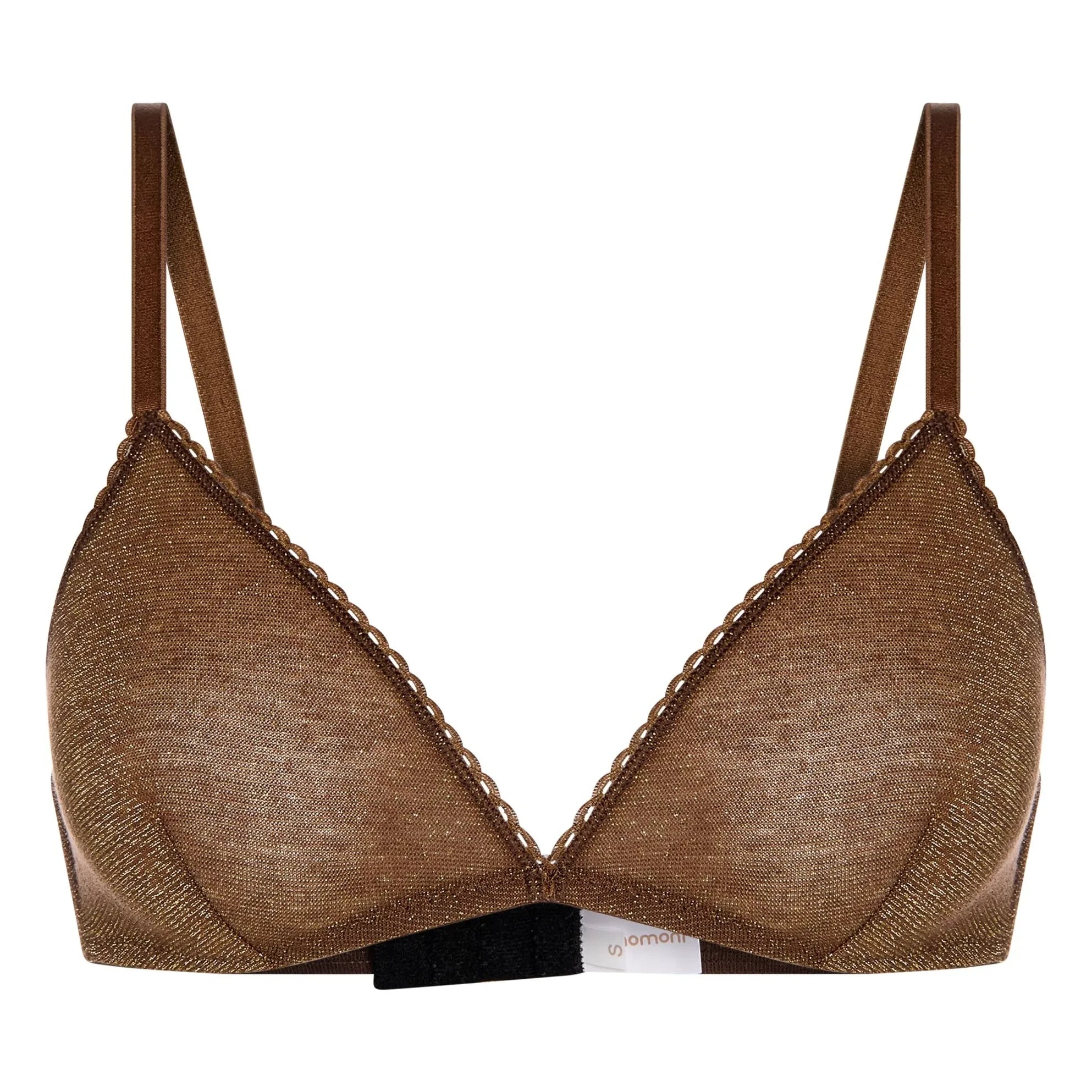 Momoni - Amethyst Metallic Bra | Tobacco