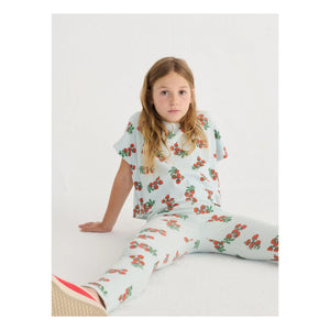 Bobo Choses - Organic Cotton Tomato Crop T-Shirt | Light blue