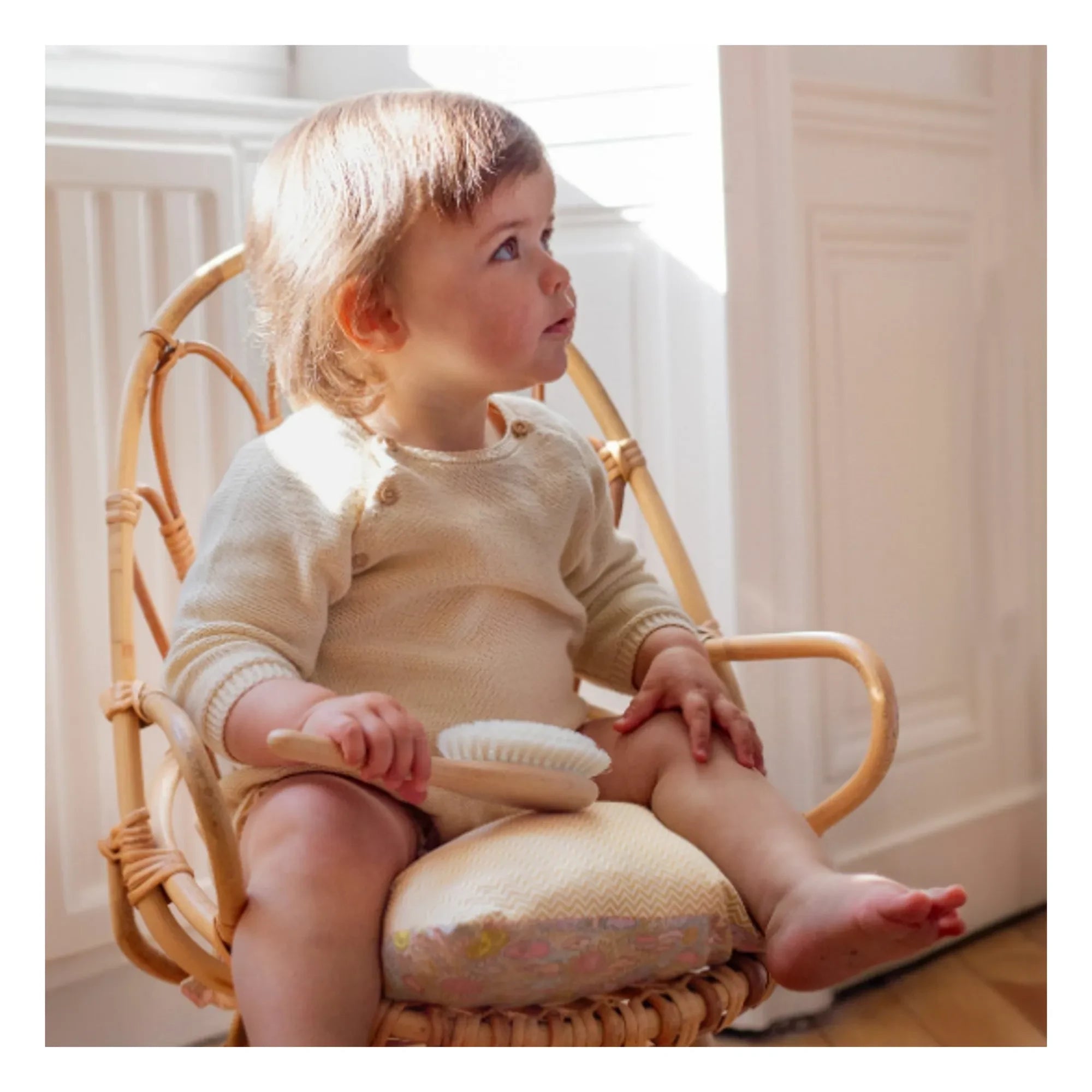 Bachca - Baby Care Brush | Light Wood