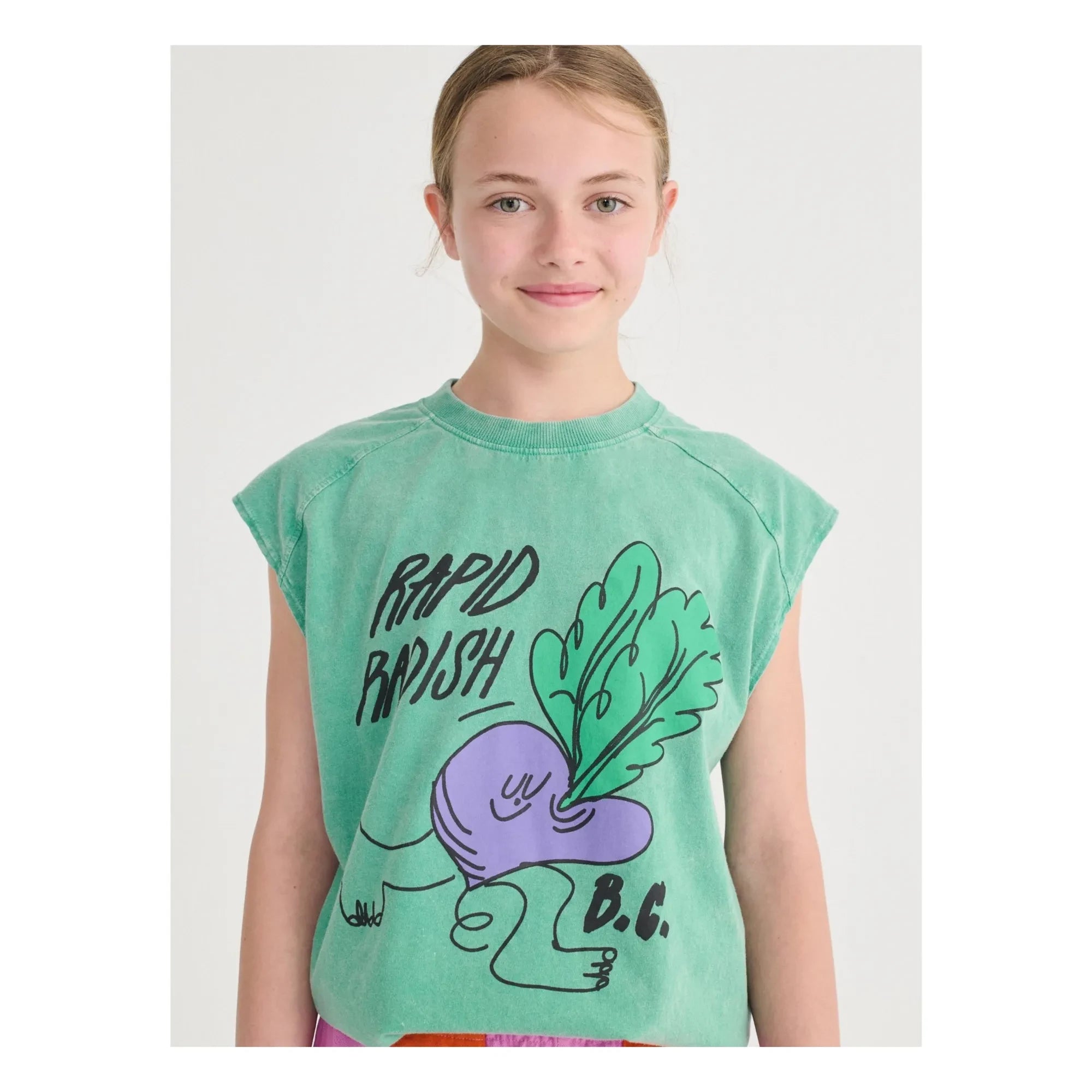 Bobo Choses - Rapid Radish Organic Cotton Tank Top | Green