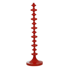 House of Capricorn - Freixo Wooden Floor Lamp Base | Brick Red