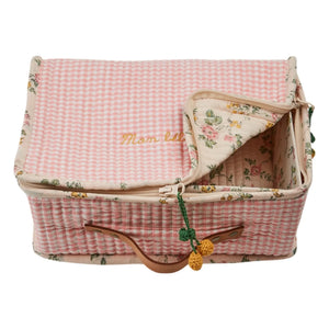 Emile et Ida - Small Vichy storage box | Pink