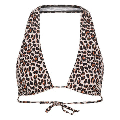 Anja Paris - L'Idéal Leopard Swimsuit Top | Brown