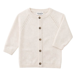 Lililotte - Victoria Mini Organik Pamuk Hırka | Ekru