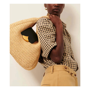 Sessùn - Grande Maeluz Raffia Bag | Sand