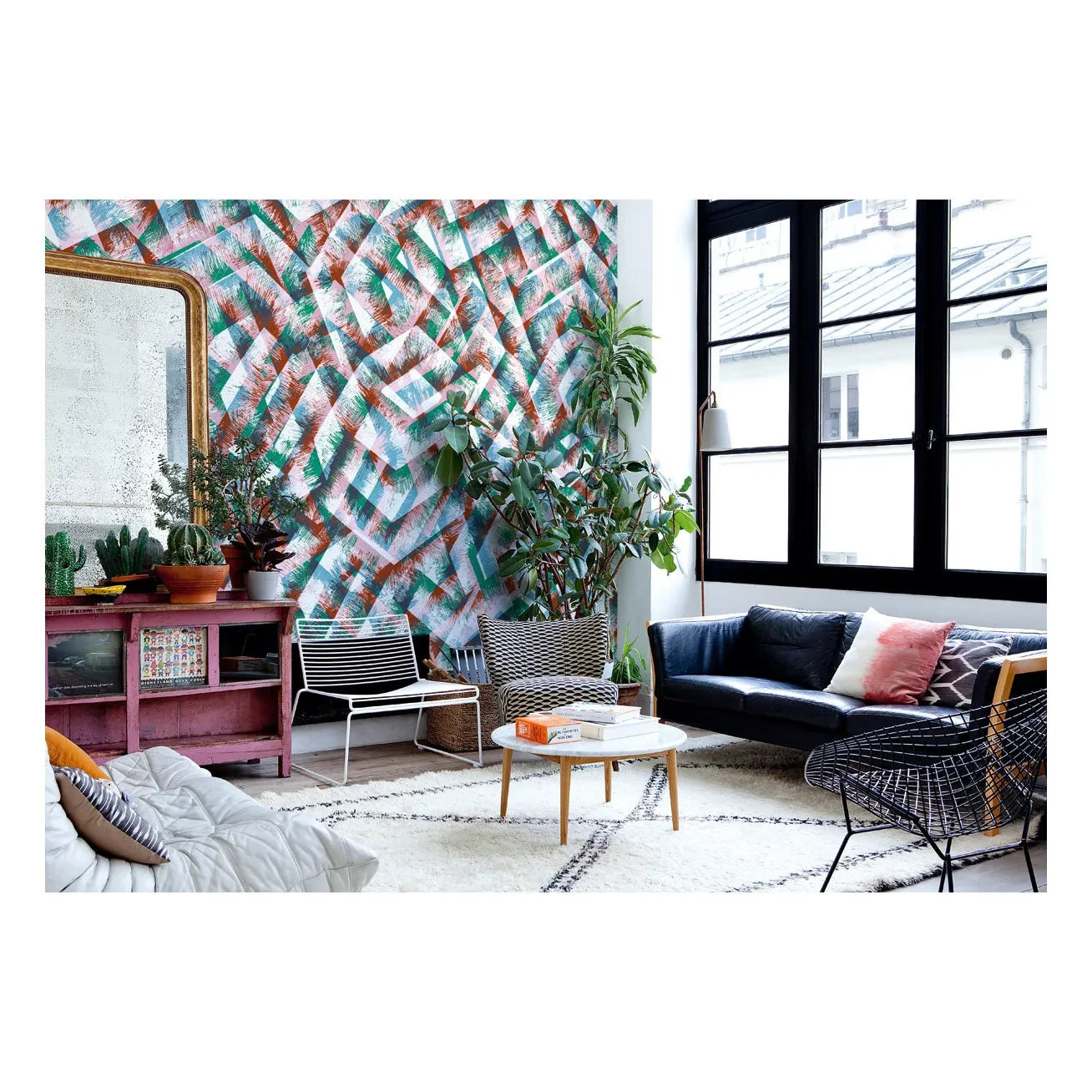 Bien Fait - Bohem Wallpaper - 3 Rolls | Light Green