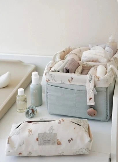 Cam Cam - Woodland Divided Storage Box | Ecru