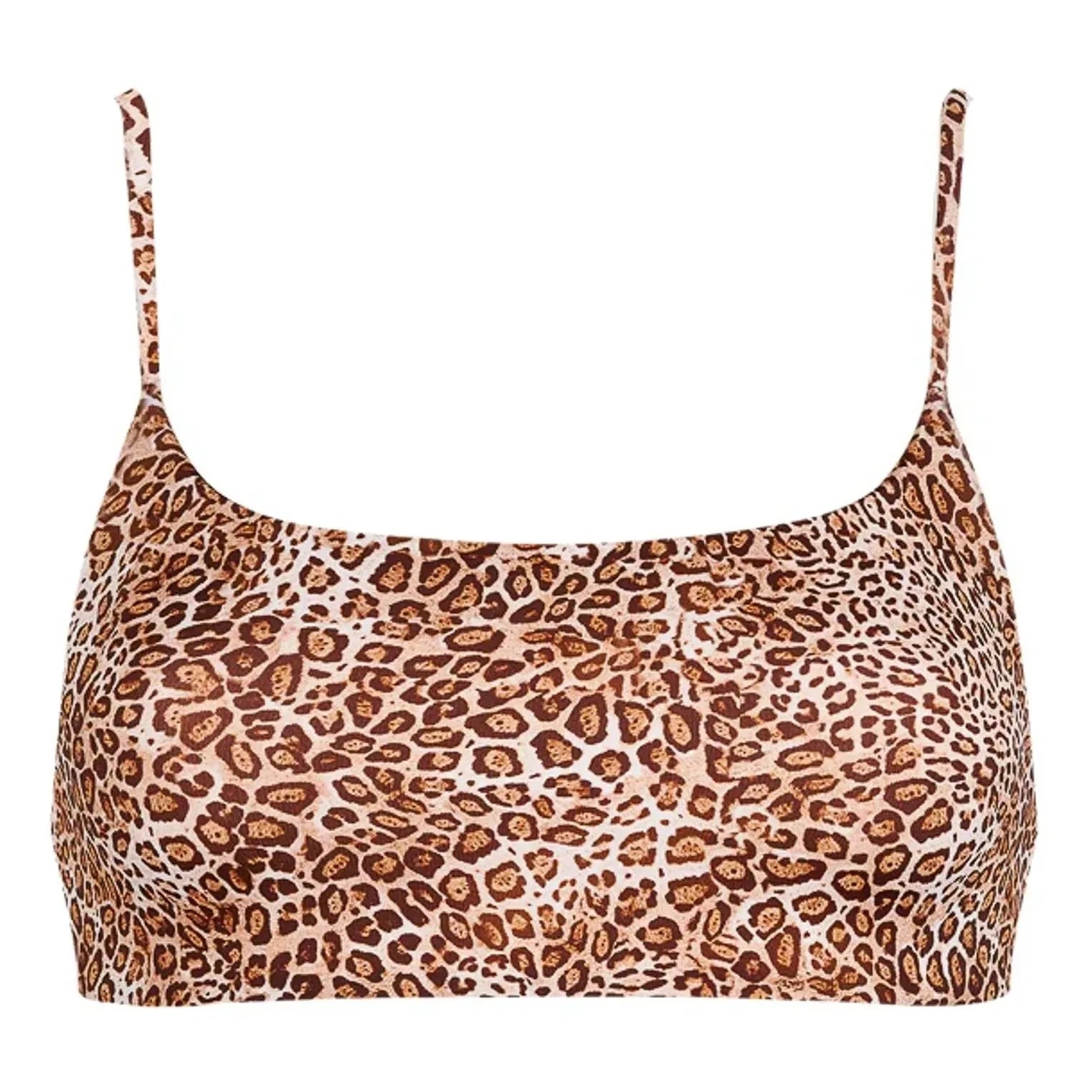 Vanessa Sposi - Le Square Leopard Swimsuit Top