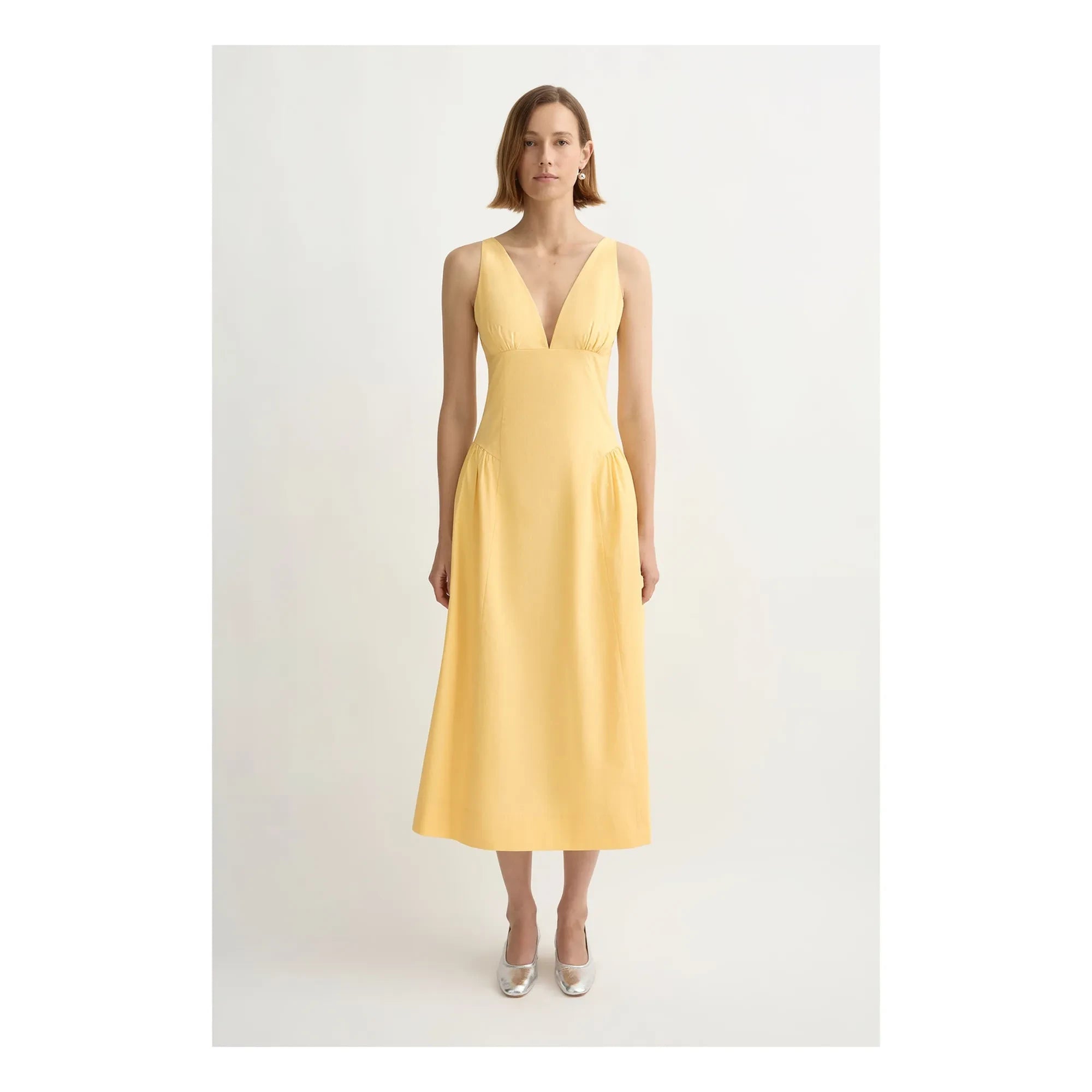Posse - Lindie Cotton Dress | Yellow
