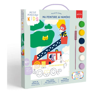 La Petite Épicerie - Number Coloring Book - Wouf