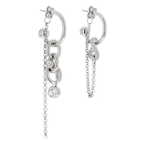 Justine Clenquet - Abel Earrings | Silver