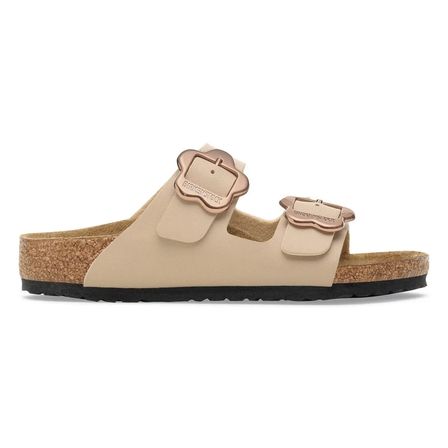 BIRKENSTOCK - Arizona Flower Buckle Sandals | Sand