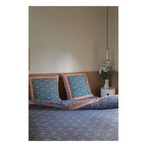 Louise Misha - Organic Cotton Valerie Pillow Cover | Blue