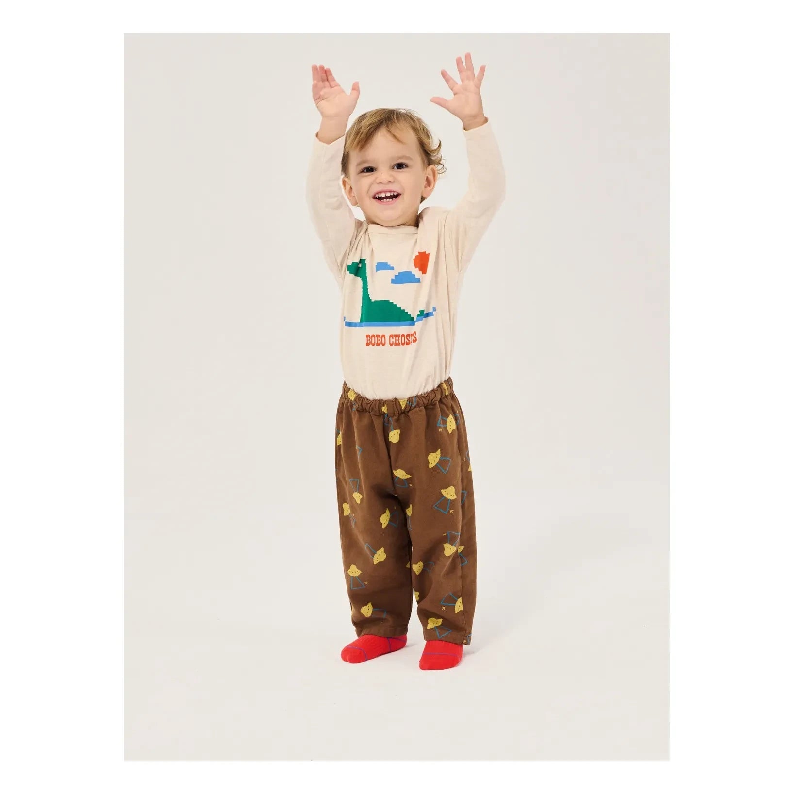 Bobo Choses - Tencel kloş pantolon | Kahverengi