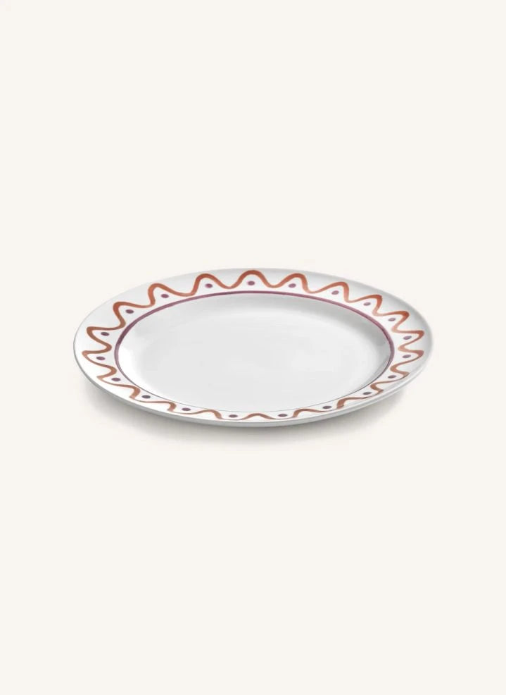 Serax - Charly Wave Pattern Plates - Set of 2 | Purple