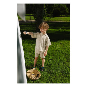 Bayiri - Little Fish organic cotton shorts | Gray