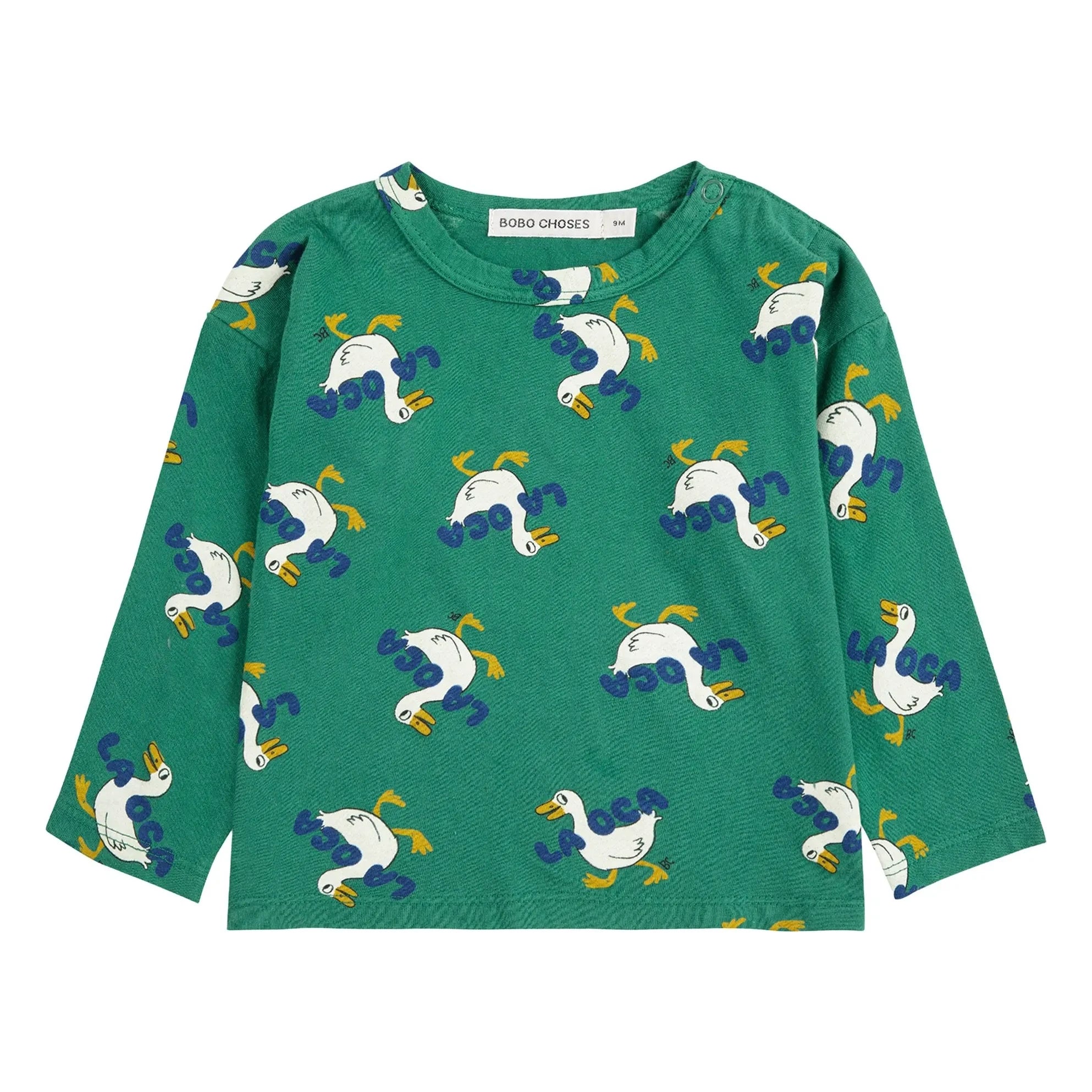 Bobo Choses - Organic Cotton Duck T-Shirt | Green