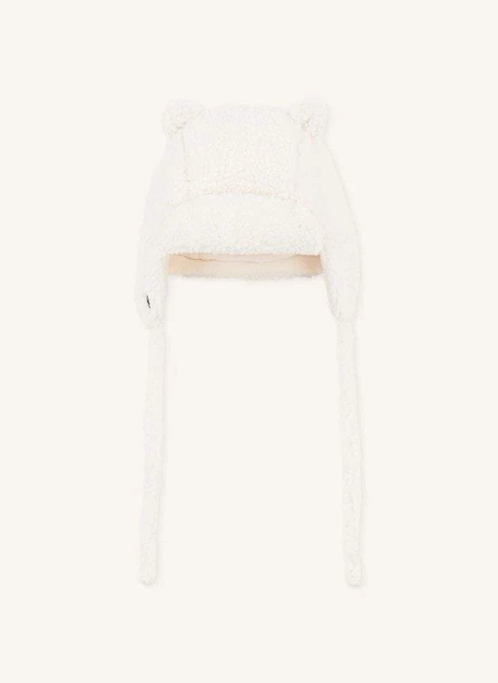 Petit Bateau - Sherpa Chapka with Earflaps | Ecru