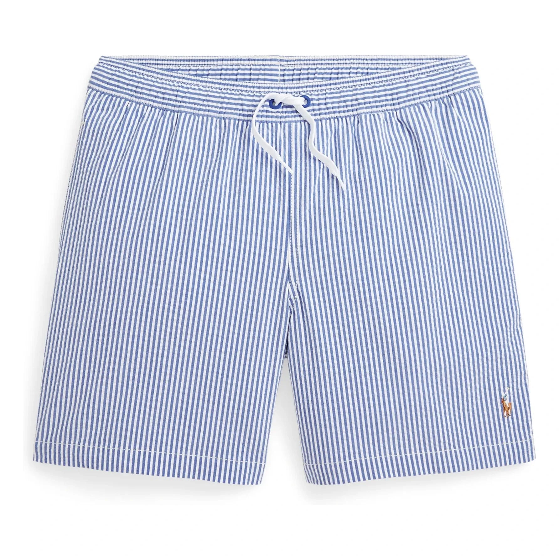 Ralph Lauren - Recycled Fiber Striped Swimsuit Shorts | Blue