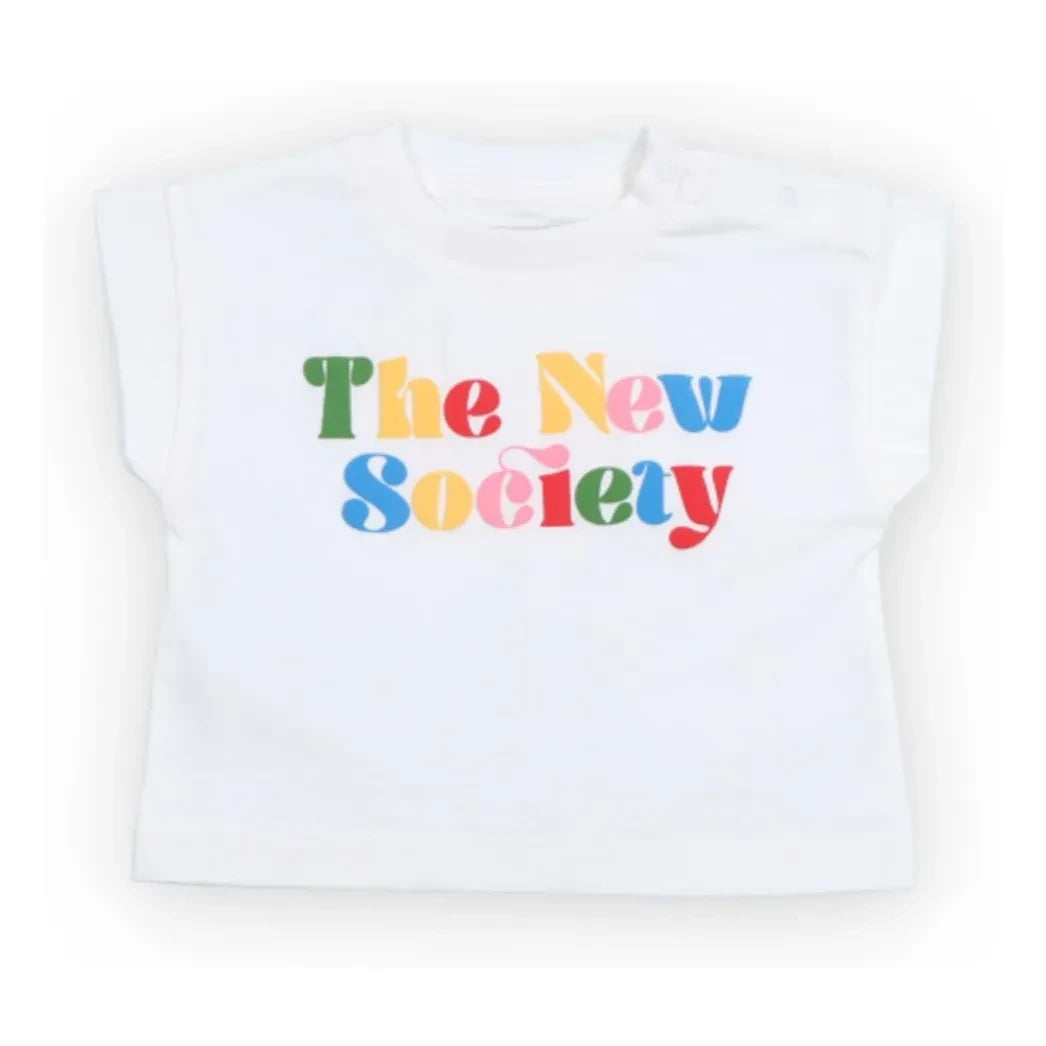 the new society - Wisteria T-Shirt | White