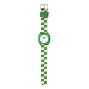 Mini Kyomo - Damier Summer Grass Watch | Green