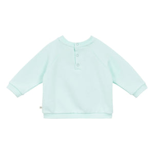 Arsène et Les Pipelettes - Sweat Car Organic Cotton Baby | Turquoise