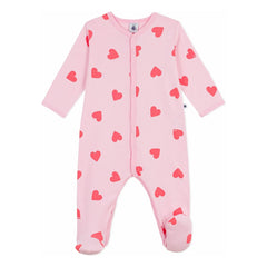 Petit Bateau - Sleep Well Hearts PB Pajama | Pink