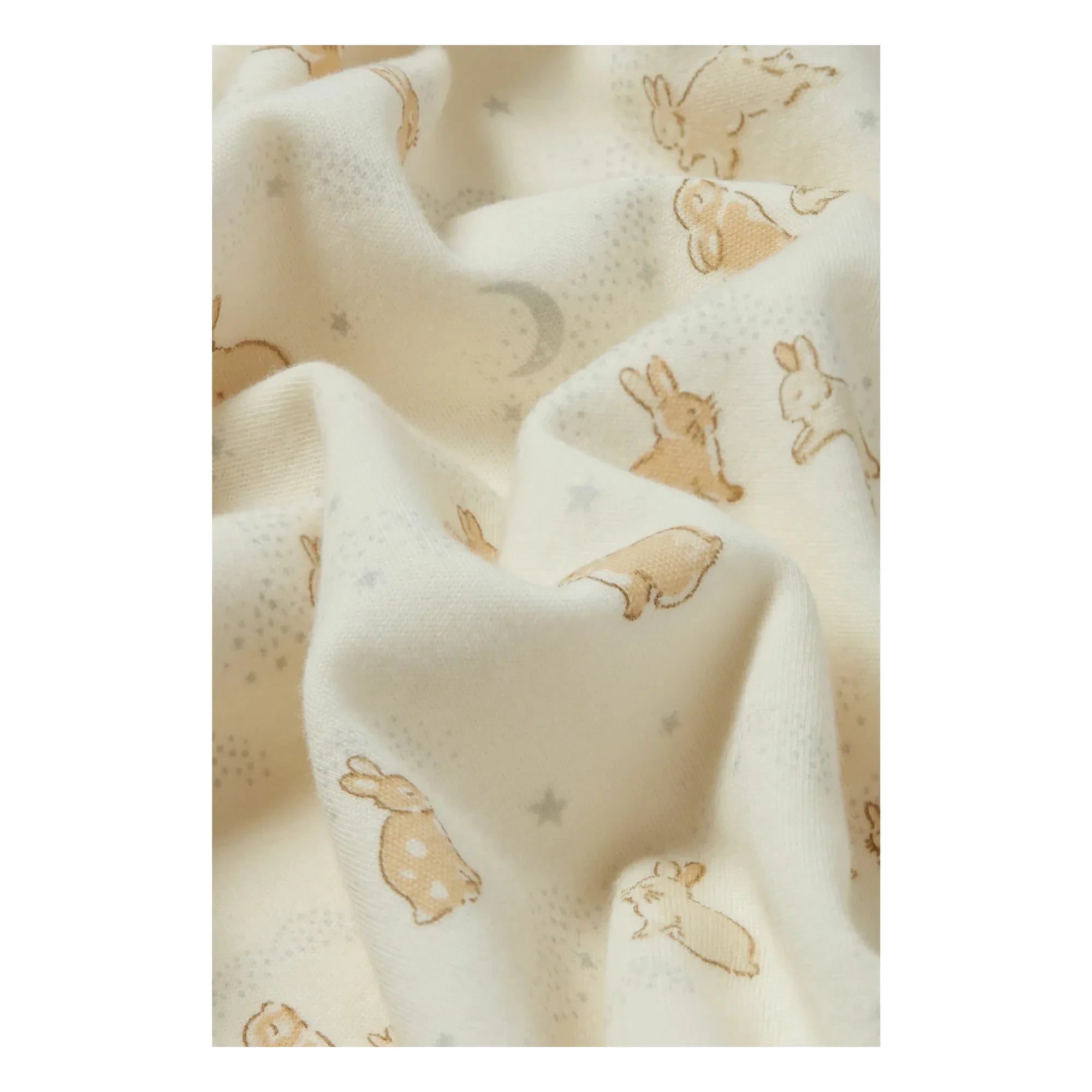 Sleepy Doe - Organic Cotton Bunny Pajamas | Off-White