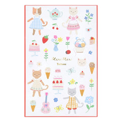Meri Meri - Temporary Tattoos Cat Club