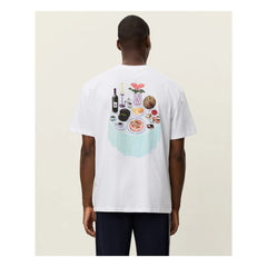 Les Deux - Cole Round Neck Organic Cotton T-Shirt | Brown
