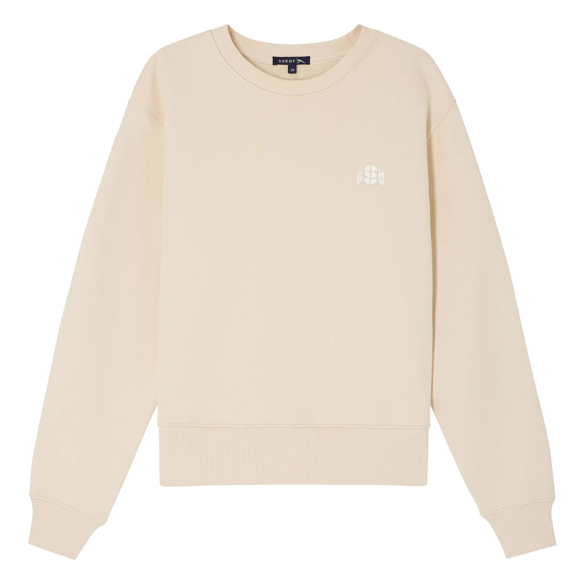 Soeur - Donatien Organic Cotton Sweatshirt | Cream