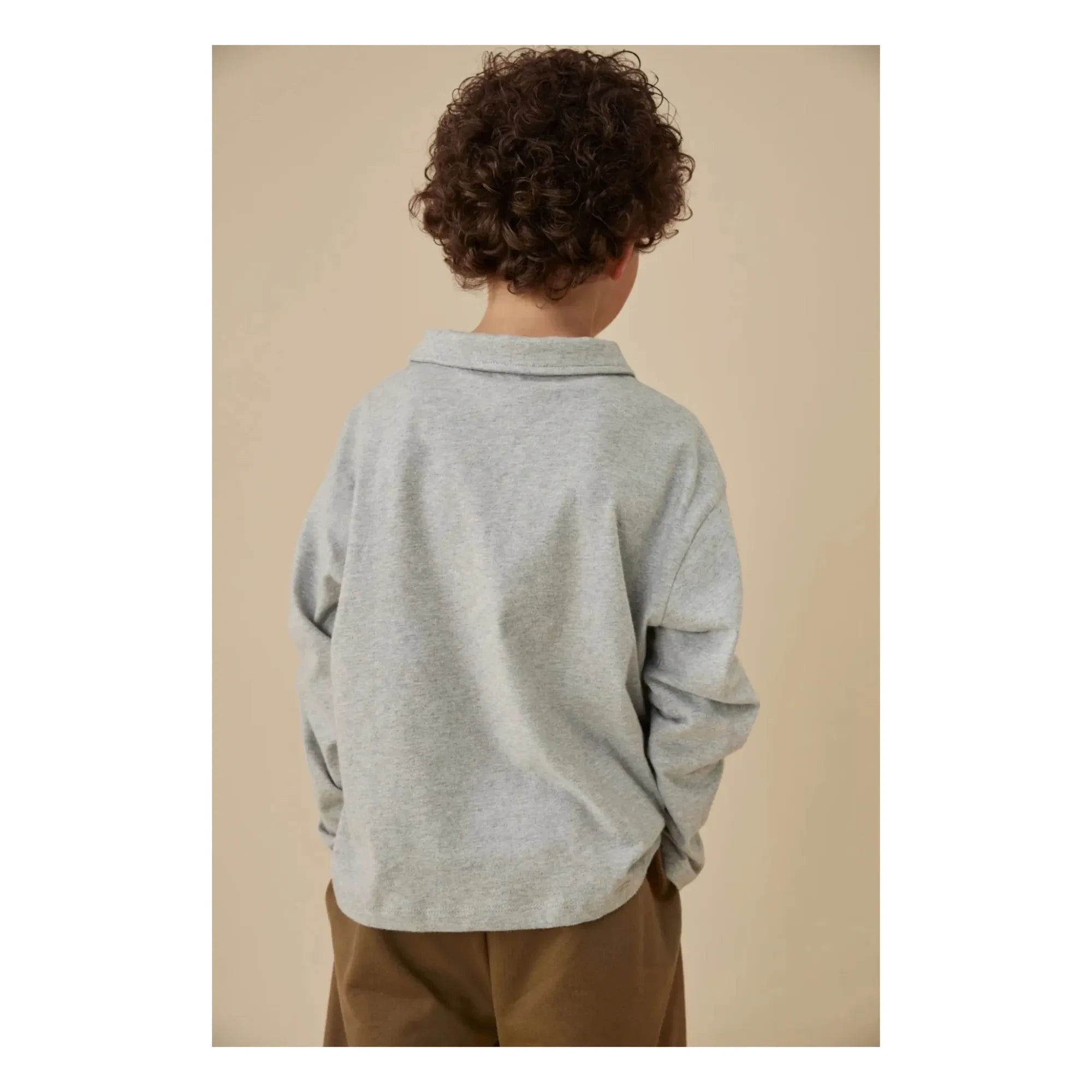 Gray Label - Organic Cotton Polo T-Shirt | Gray