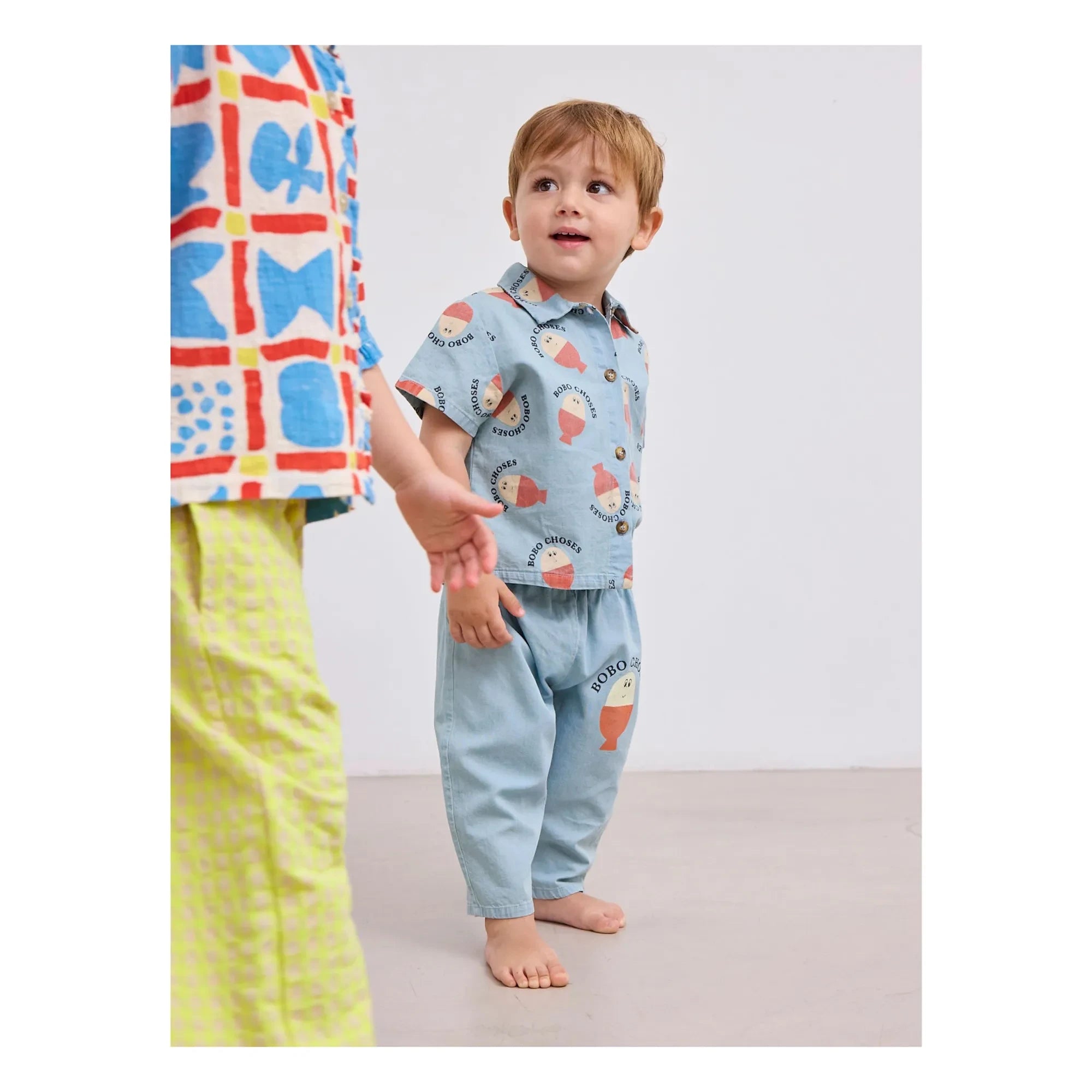 Bobo Choses - Bobo Denim Açık Renk Gömlek | Mavi